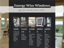 Tablet Screenshot of energywizewindows.com